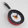 Funny Silent Kitchen Wall Clocks Creative Frying Pan Wall Watch With Egg Modern Digital Clock For Home Kitchen