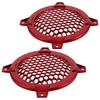 2 Pcs Car Speaker Grille Frame Protective Cover Loudspeaker Net Covers Plastic