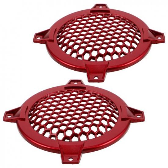 2 Pcs Car Speaker Grille Frame Protective Cover Loudspeaker Net Covers Plastic
