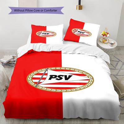 Philips Sport Vereniging Pattern Bedding,Quilt Set Quilt Cover Pillowcase Home Birthday Gift (1 * Duvet Cover + 2 * Pillowcase, Without Core)