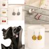 Water Diamond Baseball Hoop Earrings For Women With Sporty Style And Classic Design