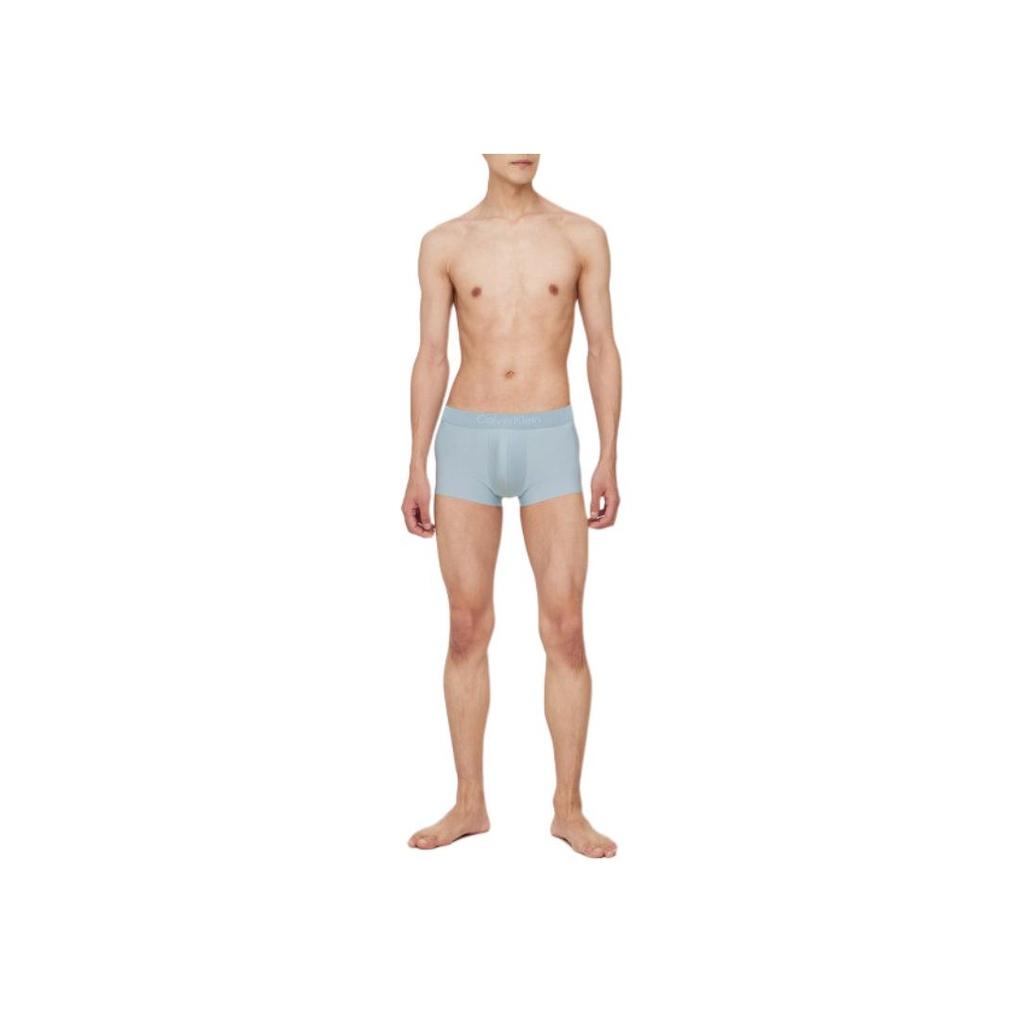 Calvin Klein Low Rise Letter Minimalist Cool Feel Antibacterial Boxer Briefs Men Underwear Sky-Blue NB3634-CYA