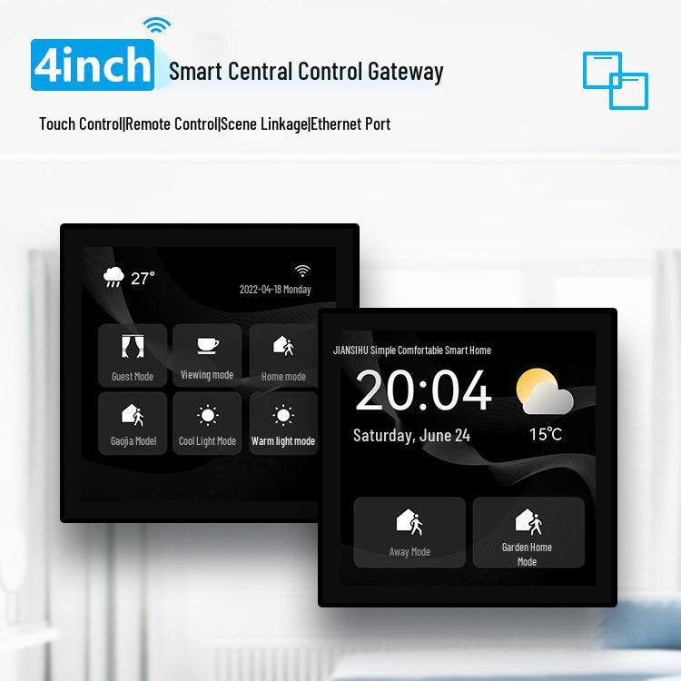 Tuya Smart 4-inch Zigbee Gateway with Alexa Voice Control - Linux Version