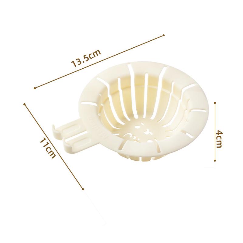 

Rabbit Ear Kitchen Sink Filter: Anti-Clogging Basket for Vegetable Washing & Food Draining белый
