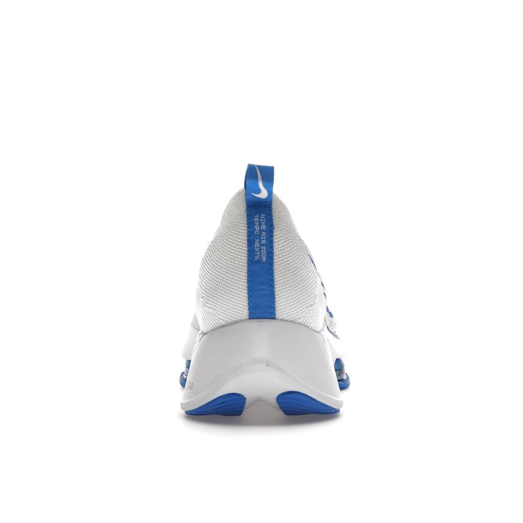 Nike Air Zoom Tempo NEXT% White Photo Blue Men Sneakers Pure-Platinum Black CI9923-104