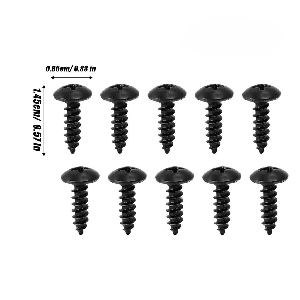 Thread Self-Tapping Flat Pan Screws Carbon Steel Phillips Recessed Truss Screws Furniture Mounting Screw for Sheet Metal Wood
