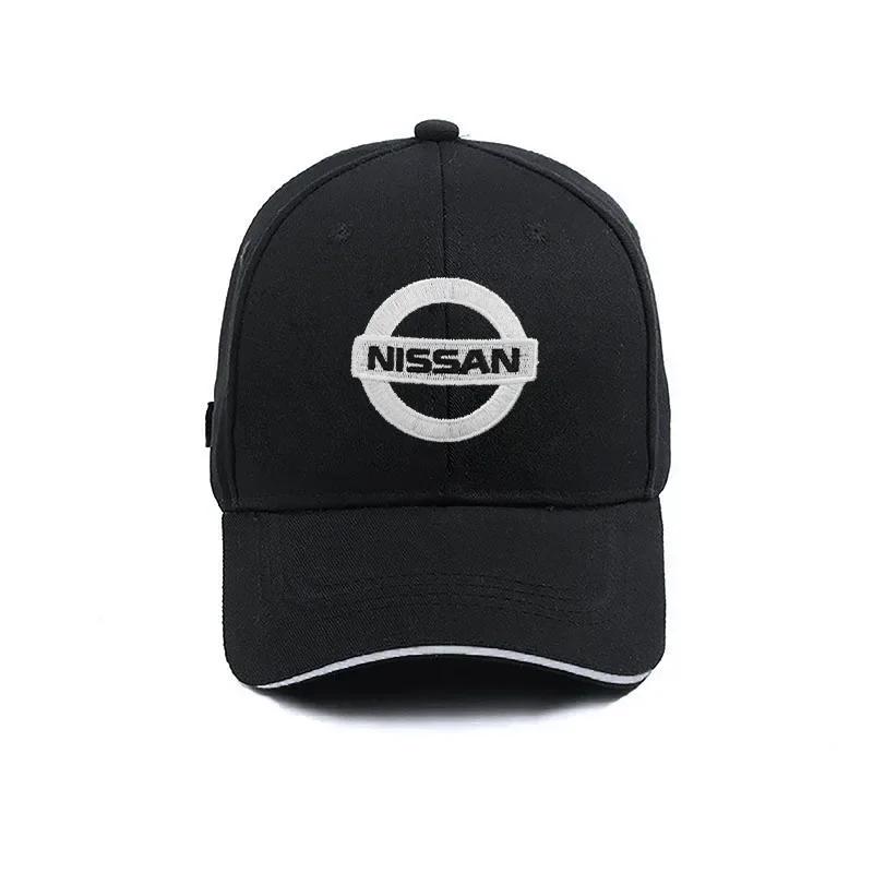 

Fashion Baseball Caps Outdoor Adjustable Casual Hat Sunscreen Hat For Nissan Nismo GTR Tiida Sylphy Teana X Trail T30 T32 10 J11 чорний