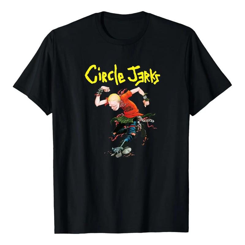 Camiseta De Mercadoria Oficial Circle Jerks - Skankman S