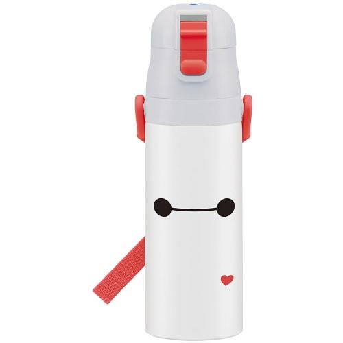 Skater Kids' Water Bottle, 470ml, Direct Drinking, Disney Baymax 25, for Boys and Girls, Insulated, Stainless Steel, Lightweight, Sports Bottle, SDC4-