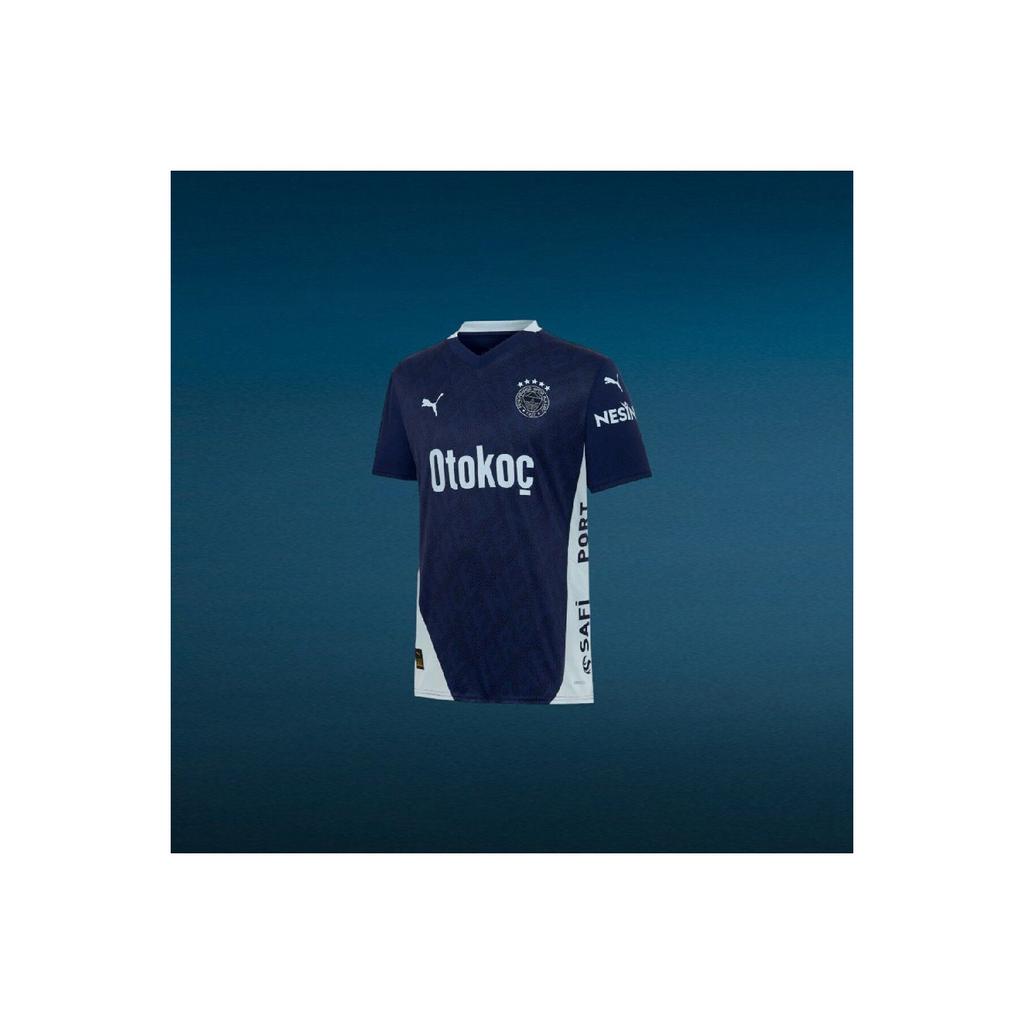 Personalisiertes bedrucktes Gelb-Marineblau-Fenerbahe-Fußballtrikot für die neue Saison-Marineblau