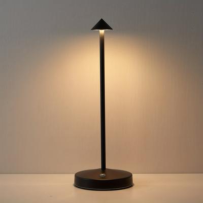 Drop Shipping Kreativ Bordlampe til Restaurant Genopladelig Trådløs Touch Lampe Lille Natlys Genopladelig USB-C Skrivebordslampe