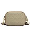 New Women's Fashion Urban Simple Messenger Bag Simple Shoulder Bag Embroidered Thread Small Square Bag