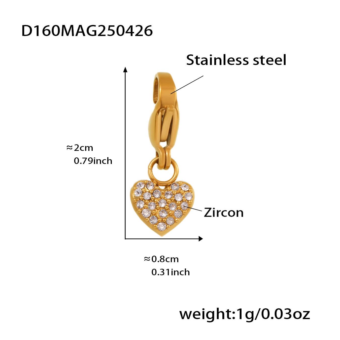 Qiong Yao European Style Heart 5A Zirconia Multi-Accessory Bracelet