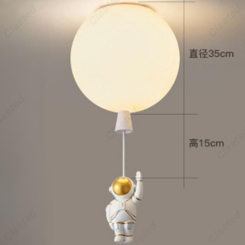 Creative Cartoon Decoration Astronaut LED Pendant Light Balloon Light Children's Bedroom Living Room Corridor Lighting Fixtures
