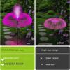 4pcs Solar Powered LED Street Lamp for Garden, Cottage, Landscape,Fountain Decor,7 Colors Jellyfish Lamp