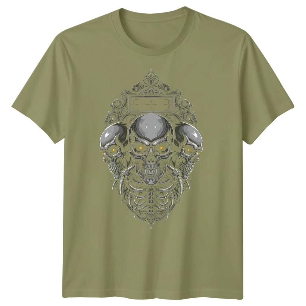 Skulls Dark Art Unisexs TShirt Ornate Graphic Tee