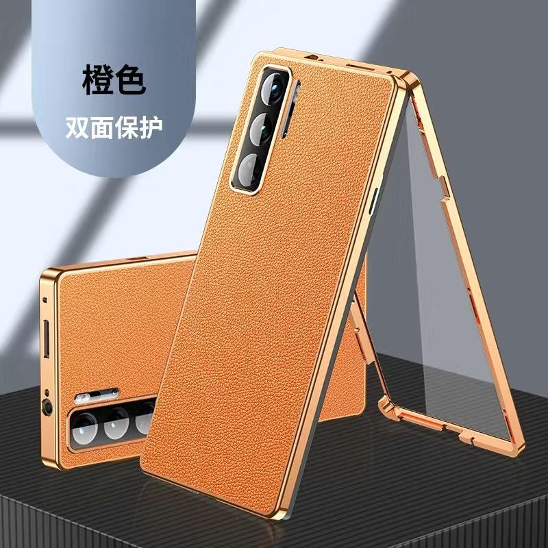360 Full Case For Red Magic 9S Pro Case Tempered Glass Leather Cover For Nubia RedMagic 9s Pro Plus Double Sided Protect Bumper