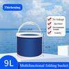 Multifunctional Folding Bucket Fishing Water Telescopic Cage Portable Car Wash Bucket Outdoor Trash Can Fishing Equipment