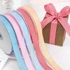 2CM Plaid Ribbon 50 Yard Korean Ribbons Creative Roll of Satin Ribbon  Party Decoration