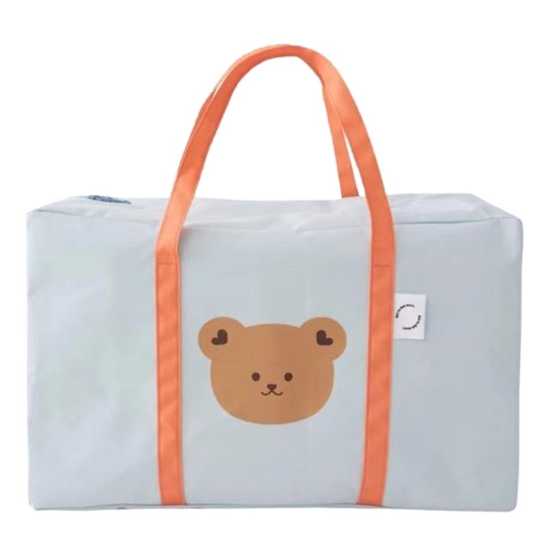 Große Umstandstasche für Baby-Windeltasche Cartoon Kindergarten Steppdecke Aufbewahrungstasche X3UC