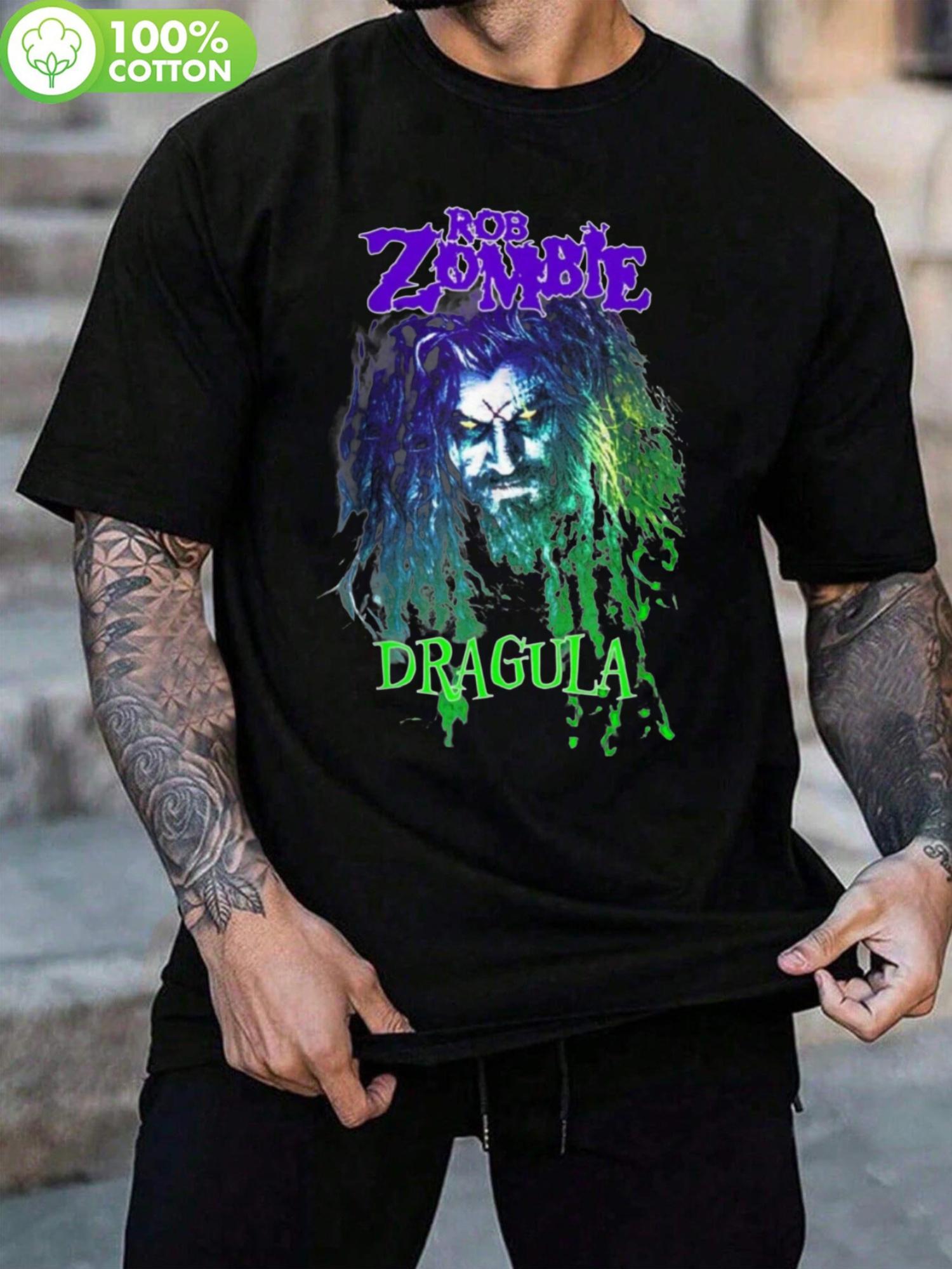 Rob Zombie Dragula Graphic T-shirt for Men - Cotton S