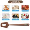 2in1 Digitales Thermometer und Silikonspatel für Zucker Für Schokolade Backen Kochen und Creme Temperaturkontrolle