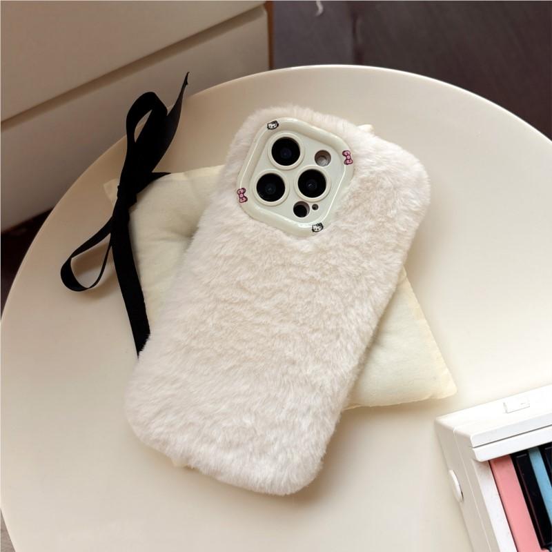Fashion Leopard Fluffy Fur Case For iPhone 17 Pro Max 16 Plus 15 14 13 12 11Kickstand Camera Lens Protection Frame Funda 17 Air