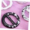 CALLARON Scarf Rings, 4-Piece Set, Simple, Ink Style, Small, Cute T-Shirt Accessories