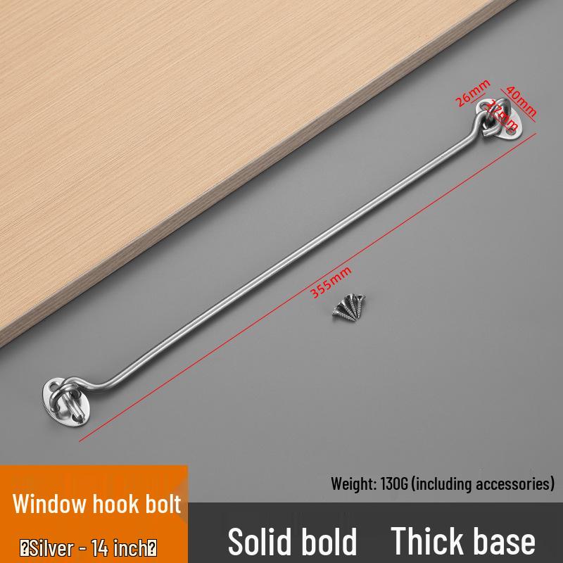 Stainless Steel Window and Door Windproof Hook Stopper