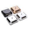 360 Rotating Solar Showcase LED Light Rotating Display Turntable Solar Display Stand Showcases
