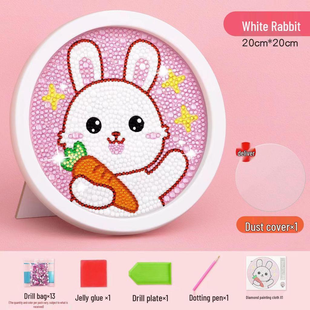 Nouveau Sticker Strass DIY 2024 Peinture Diamant Jouet pour Enfants - Kit Créatif pour Filles