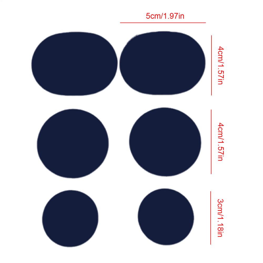 Shoe Patch Sneakers Toe Holes Protector 6 Pieces Flexible Shoe Patches for Dance Hiking Boots Running Sneakers Luggage Hat Baby