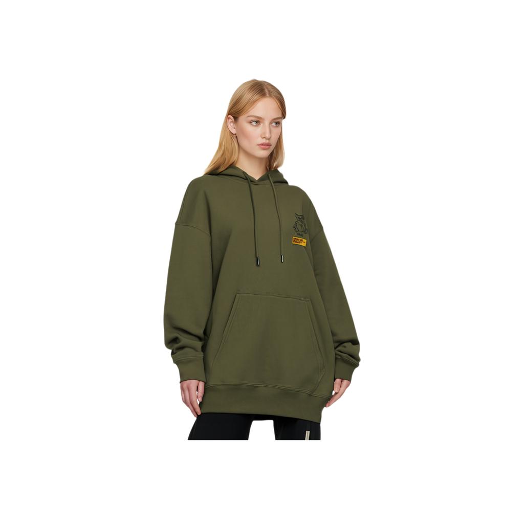 Vans Bear Alphabet Print Casual Hoodie Men Tops Green VN0A54O3KCZ