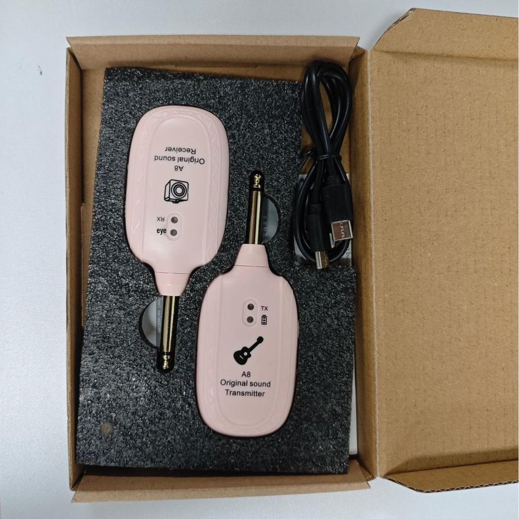 A8 Wireless Transceiver: Electric Guitar & Bass Audio Transmitter/Receiver.