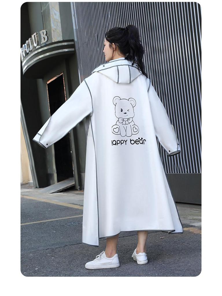 Full-Length Rainproof Poncho for Electric Car, Bicycle Riding - Unisex Adult