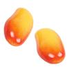 2pcs Artificial Mangoes for Home Kitchen Party Decoration Realistic Faux Fruit Ornament Restaurant Display Props