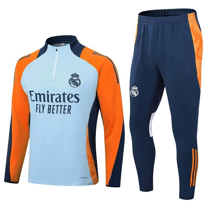Mens Long Sleeve Half-Zip Soccer Training Jersey 2425 Club Team Sports Activewear