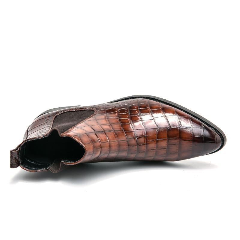 Retro Men Chelsea Boots Fashion Comfortable Ankle Boots For Men Shoes