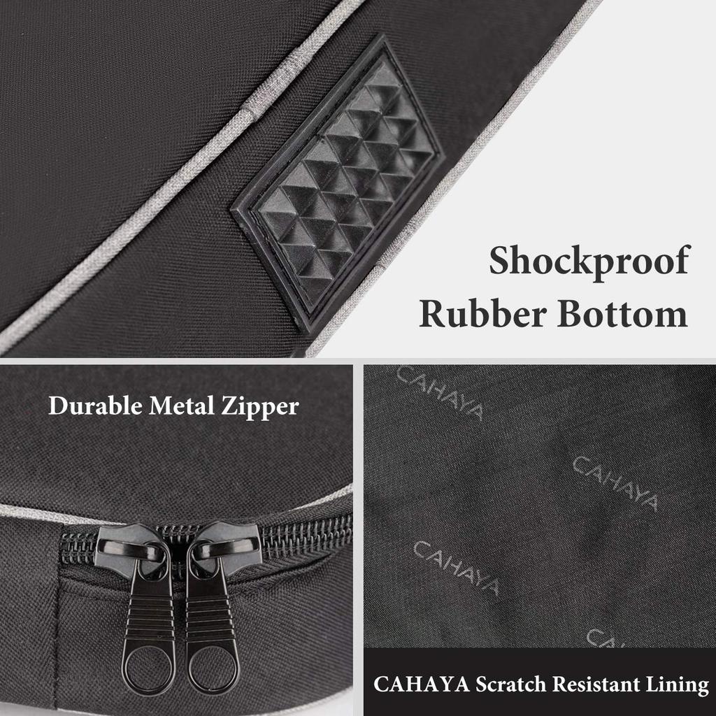 CAHAYA Electric Bass Guitar Soft Luxury Guitar Soft 8mm Thick Shoulder Large Capacity Convenient To 8mm Thick Padded Soft Black Case, Case, Version,