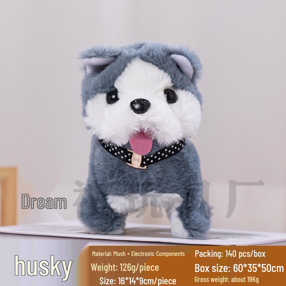 Plush Electric Toy Rabbit - Cute, Walking, Talking Simulated Pet Doll for Kids