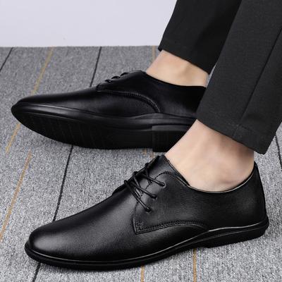 Italian Men Flat Designer Business Shoes Casual Leather Outdoor Antiskid Walking Shoes High Quality Rubber Sole Oxford Shoes