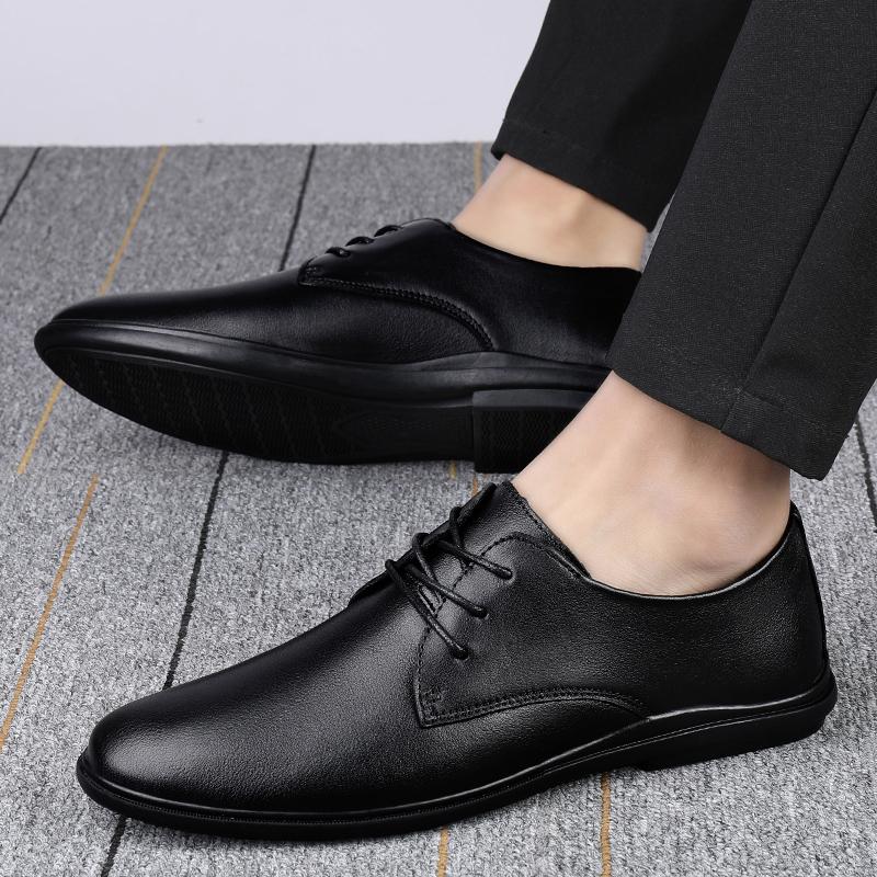 Hot-selling Casual Shoes Elegantes Men's Lace Up Oxford Shoes Outdoor Office Male Business Shoes Versatile Formal Dress Footwear