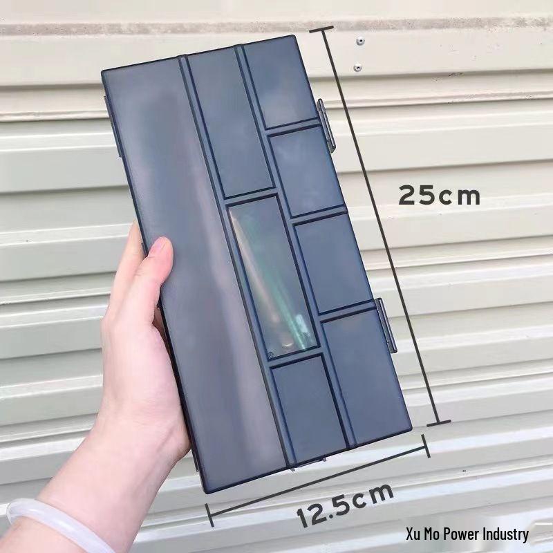 

Transparent Makeup Storage Box for Cosmetics, Hair Clips, Hairpins, Rubber Bands, and Hair Ties