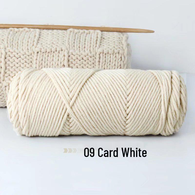 8-Strand Lover's Cotton Wool Yarn for Handmade Knitting: Soft DIY Scarf or Hat Acrylic Yarn