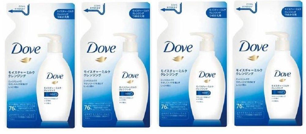 

Dove Молочко для умывания Увлажняющее Сменный блок 180мл x 4 [Оптовая покупка]