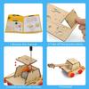 6 In 1 Wood Car Building Kits with Helicopter Tank STEM Kits DIY 3D Wooden Puzzles Craft Projects Science Set for Kids Boys