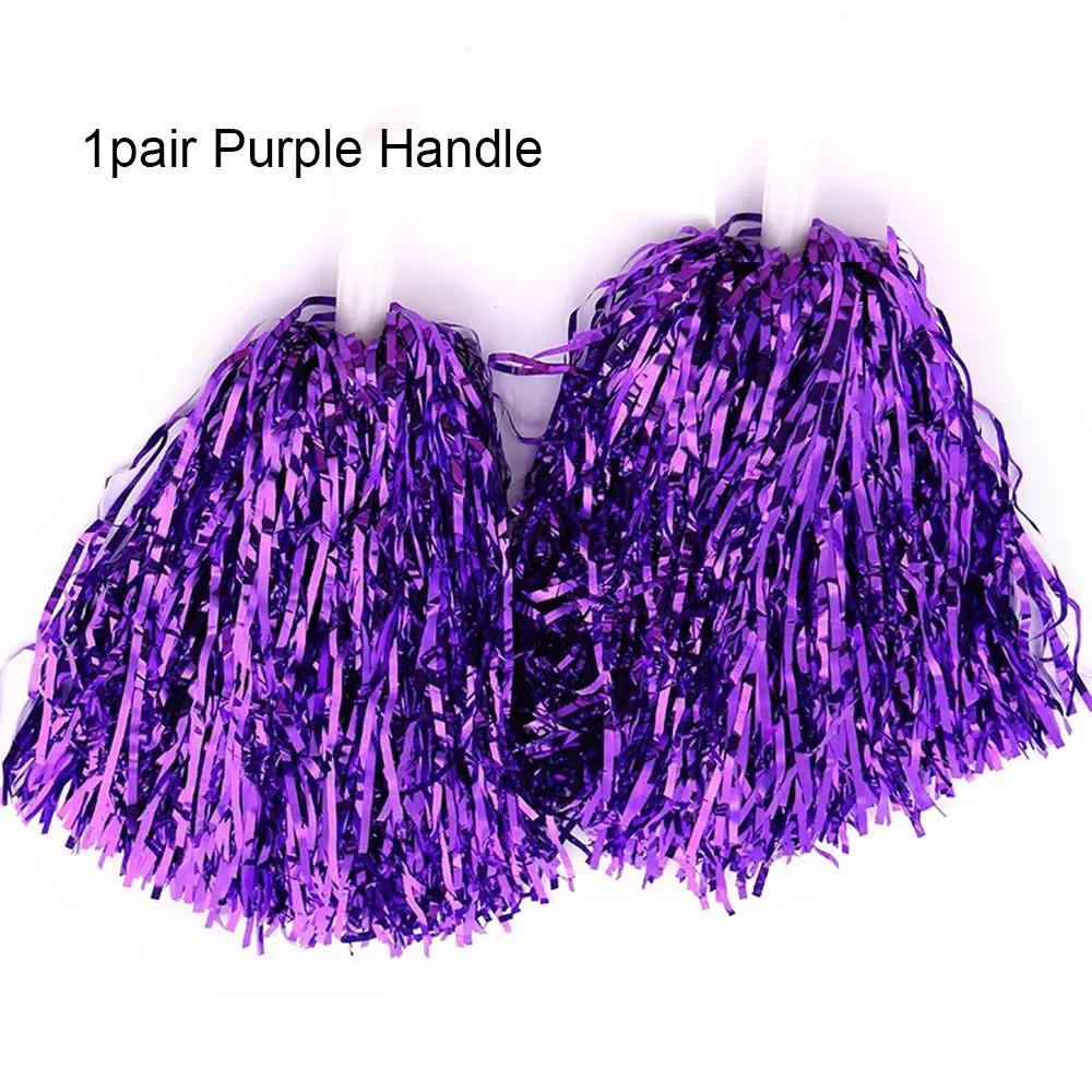 Concert Fancy Double hole handle Dance Party Decorator Club Sport Supplies Cheerleading Cheering Ball Cheerleader pompoms