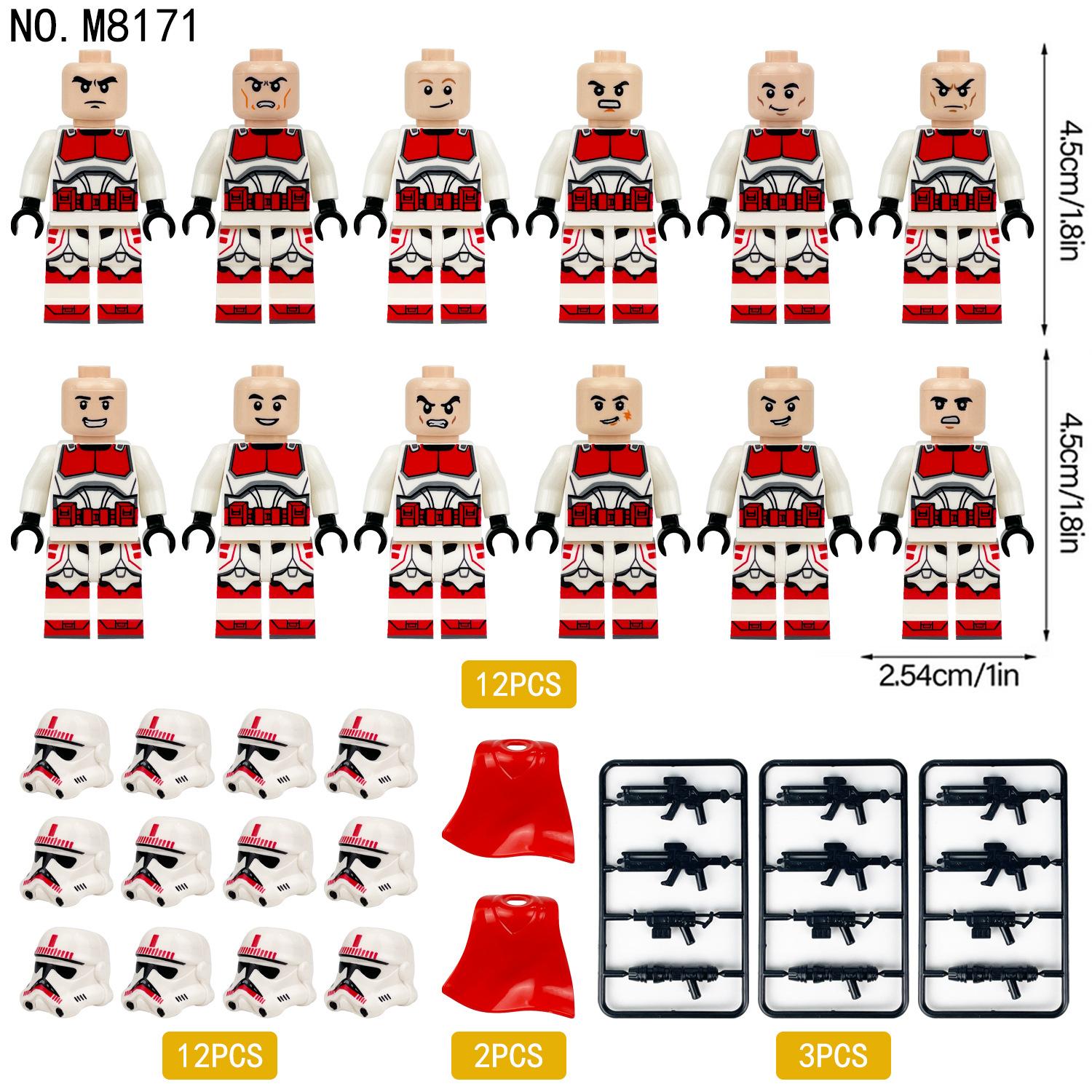 

Серия Звездные войны Строительный блок Зигзаг Легион Солдат-клон Совместимый Детский Сборный Маленькие Игрушки