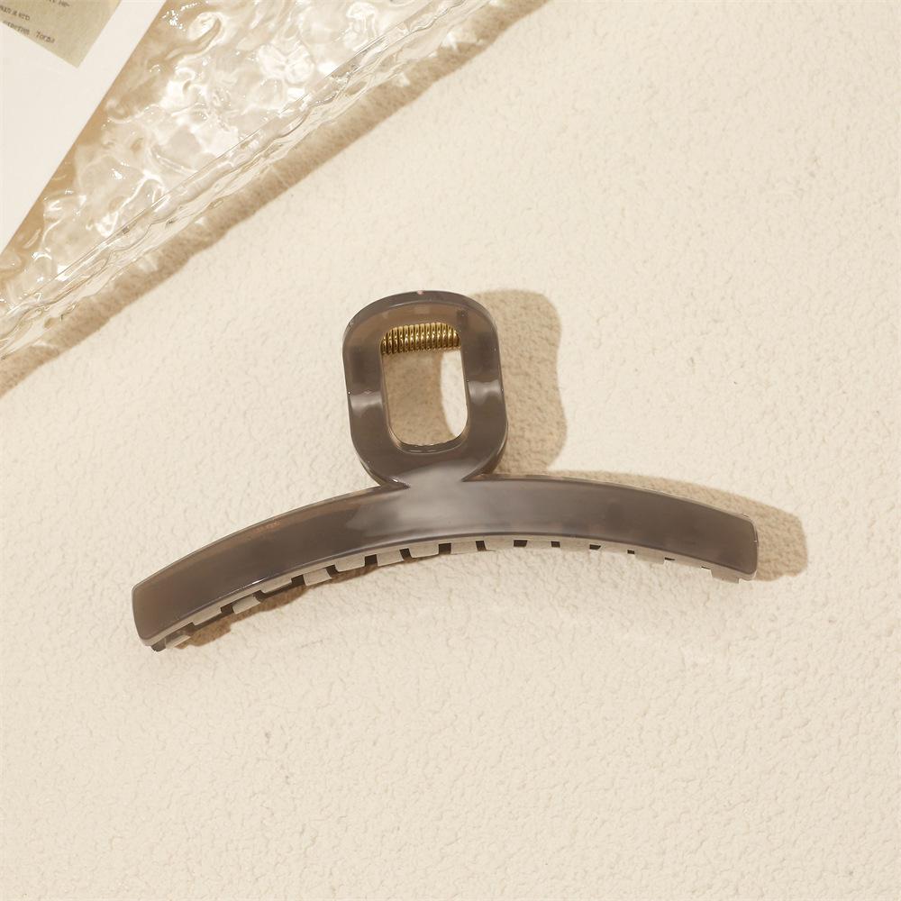 Spring/Summer Jelly Color Hair Claw: Large, Simple, One-Word Clip for Updo and Back-of-Head Styles