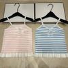 European Stripe Knit Camisole - Miu-Style Trendy Top